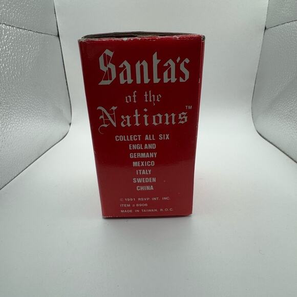 Figurine Santa's of the Nations - China / Vintage Figurine / Christmas/1991 NIB - Picture 2 of 9